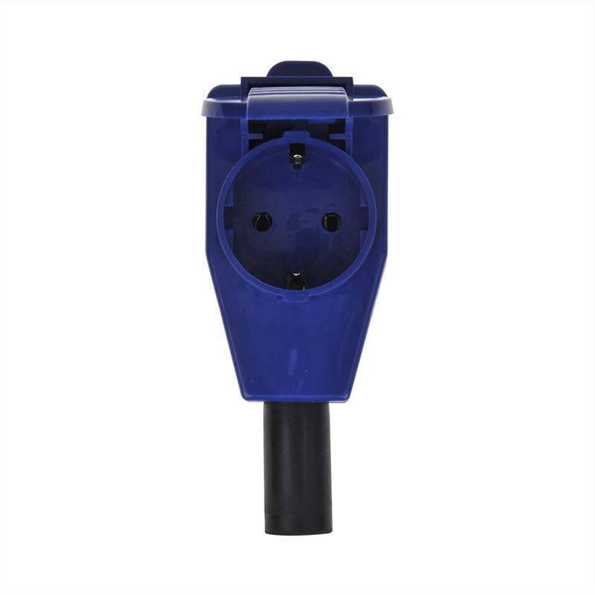 Universeel Proplus Haakse Contrastekker Cee Met Stopcontact 16a 3-polig