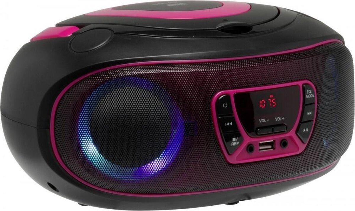 Denver Draagbare Boombox - - Roze