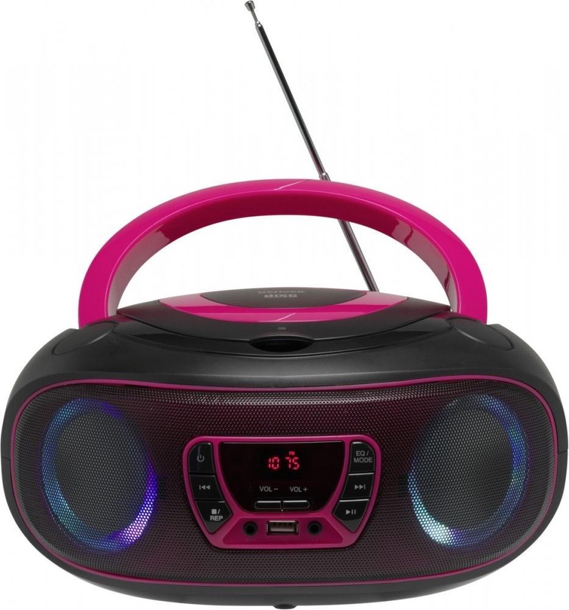 Denver Draagbare Boombox - - Roze