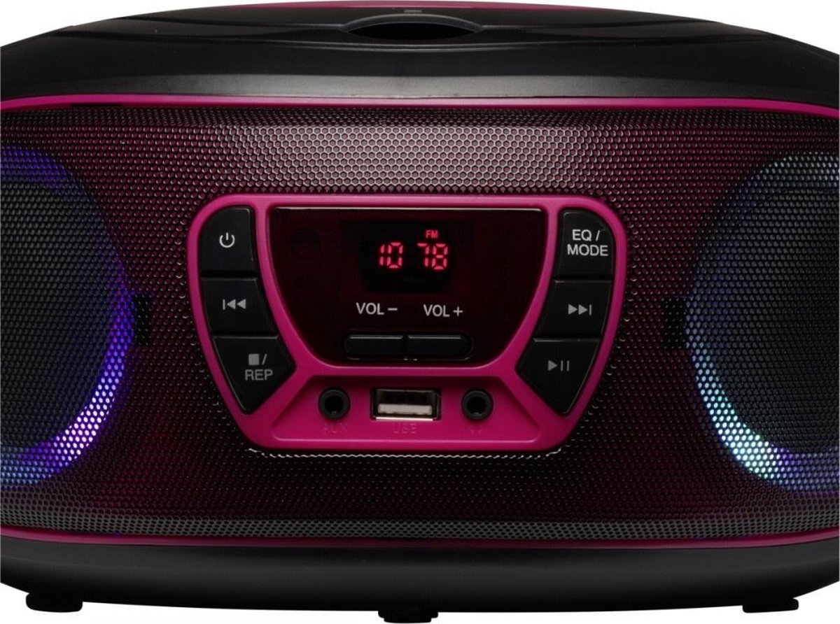 Denver Draagbare Boombox - - Roze