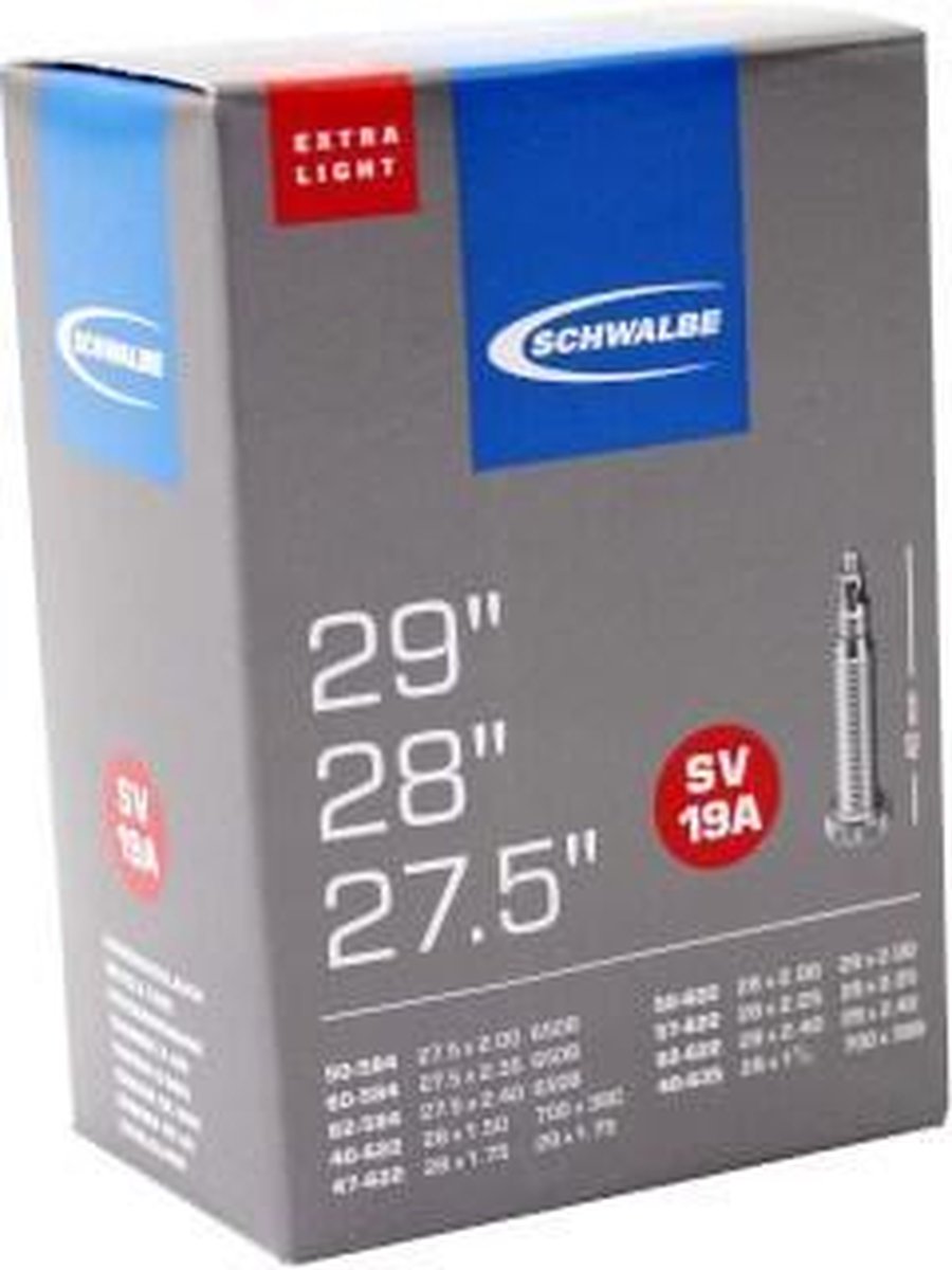 Schwalbe Binnenband 27.5/29 X 1.5/2.4(40/62-584/635) Fv 40 Mm - Zwart