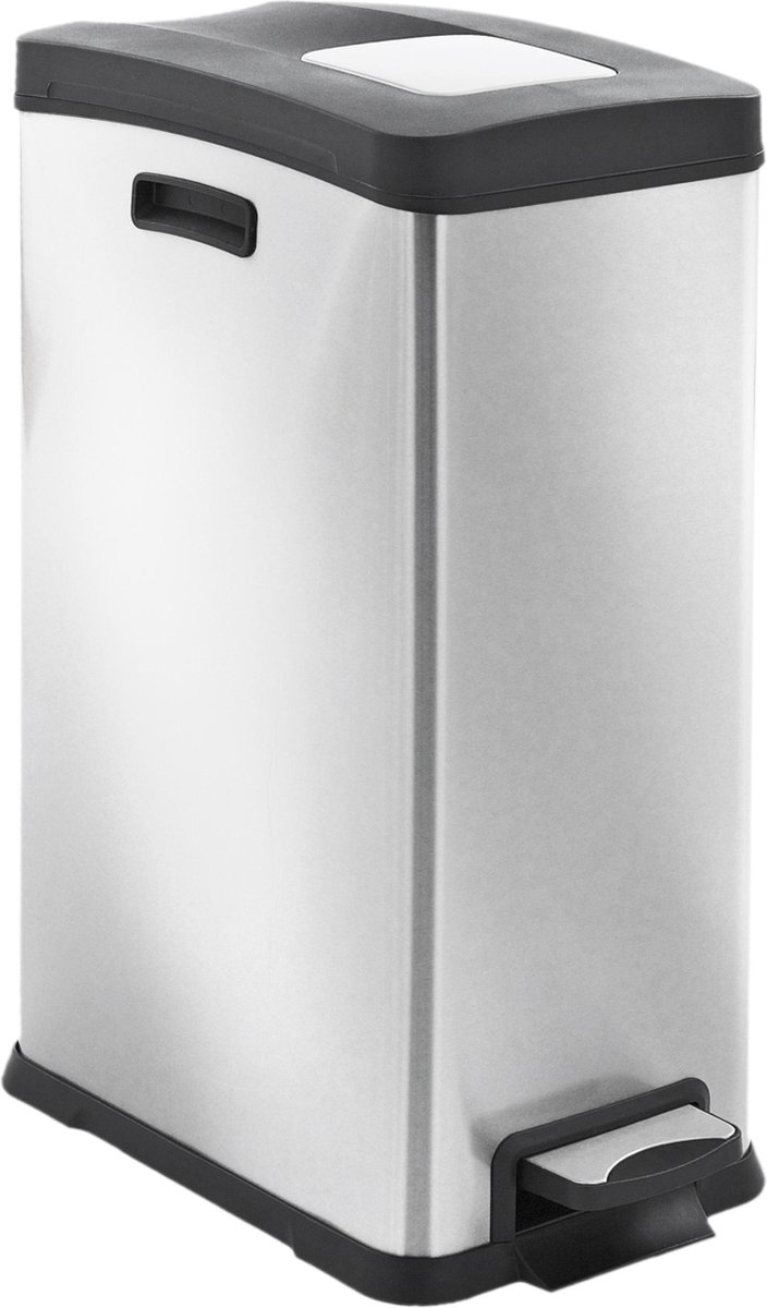 Eko Rejoice Pedaalemmer - 30l - Mat Rvs - Plata