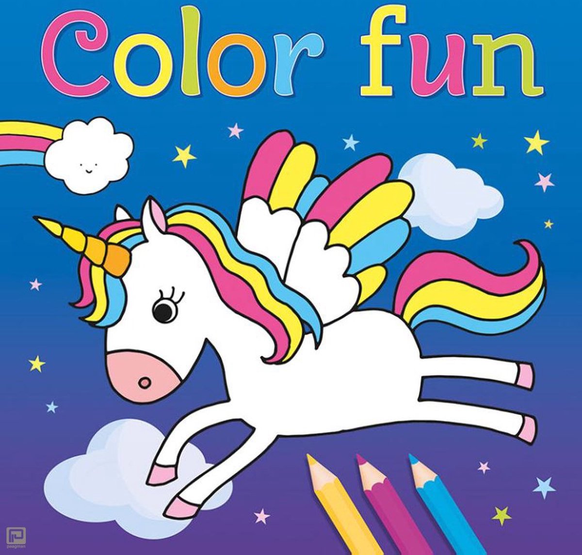 Kleurboek Color Fun Unicorns 22 Cm