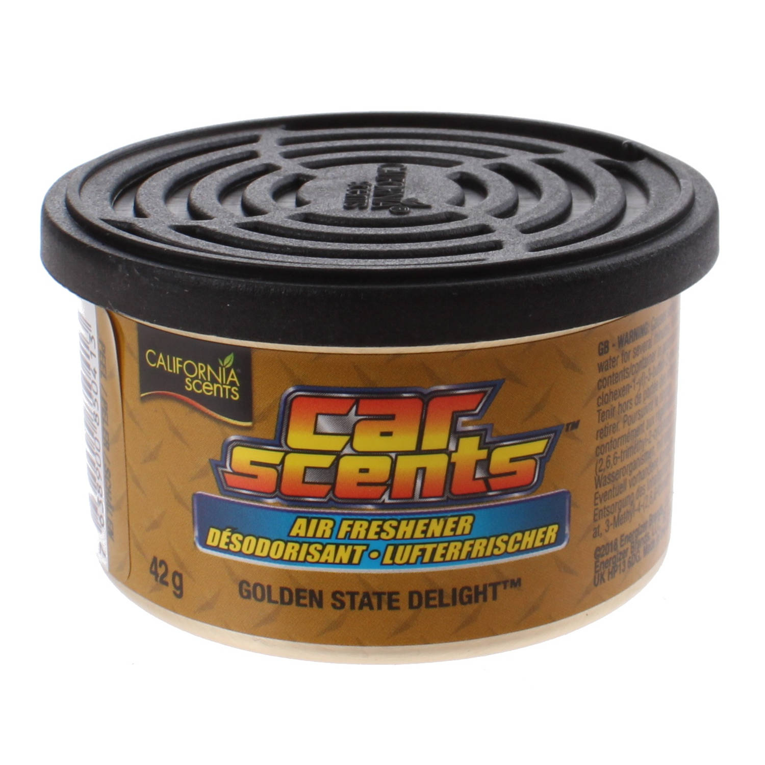 Universeel California Scents Luchtverfrisser Blik Golden State Delight 42 Gram