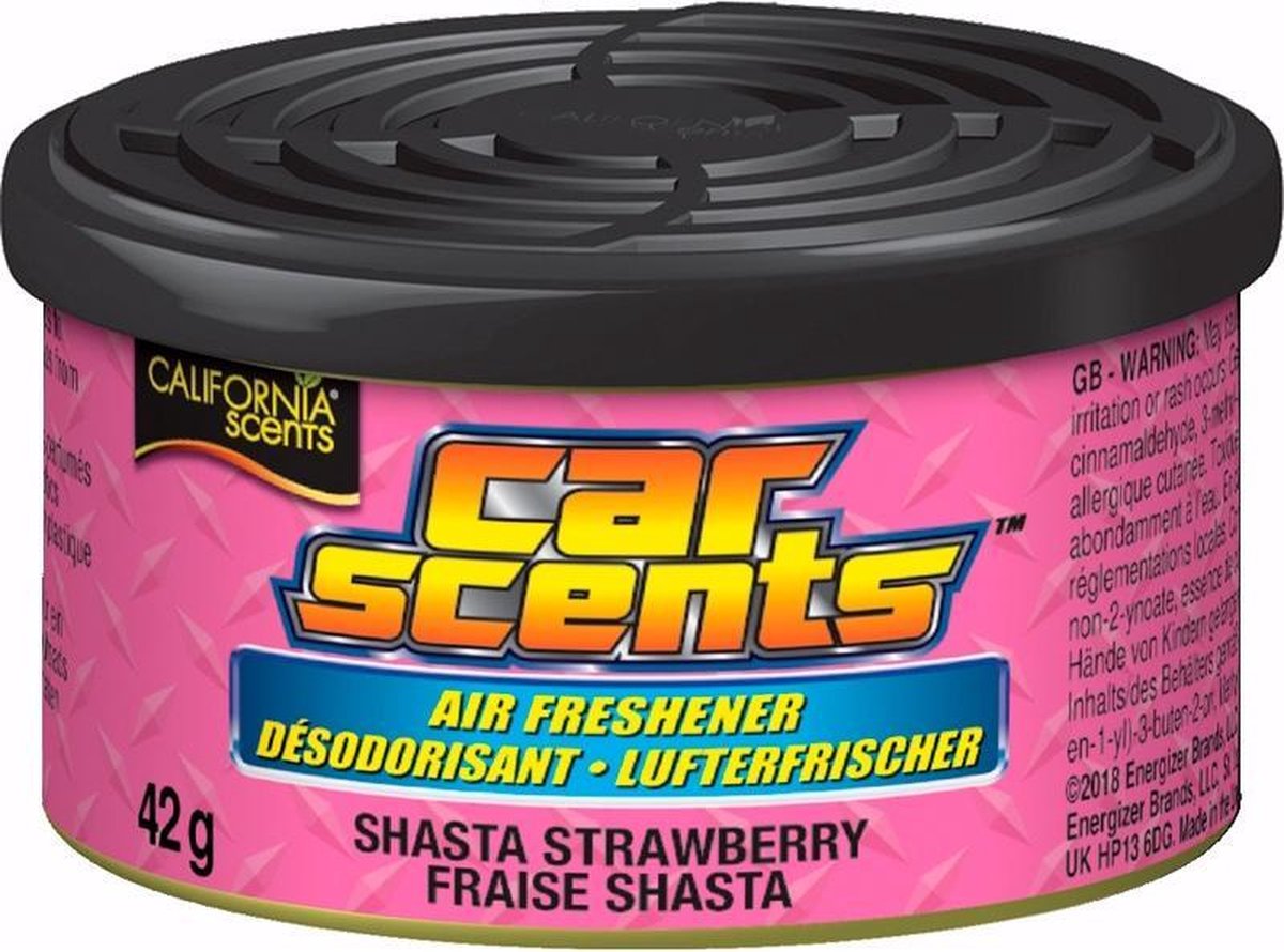 Universeel California Scents Luchtverfrisser Blik Strawberry 42 Gram