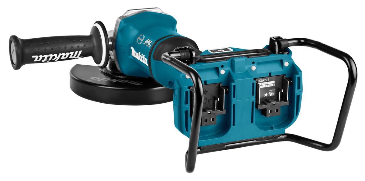 Makita DGA701ZKU1 2 x 18V Haakse slijper