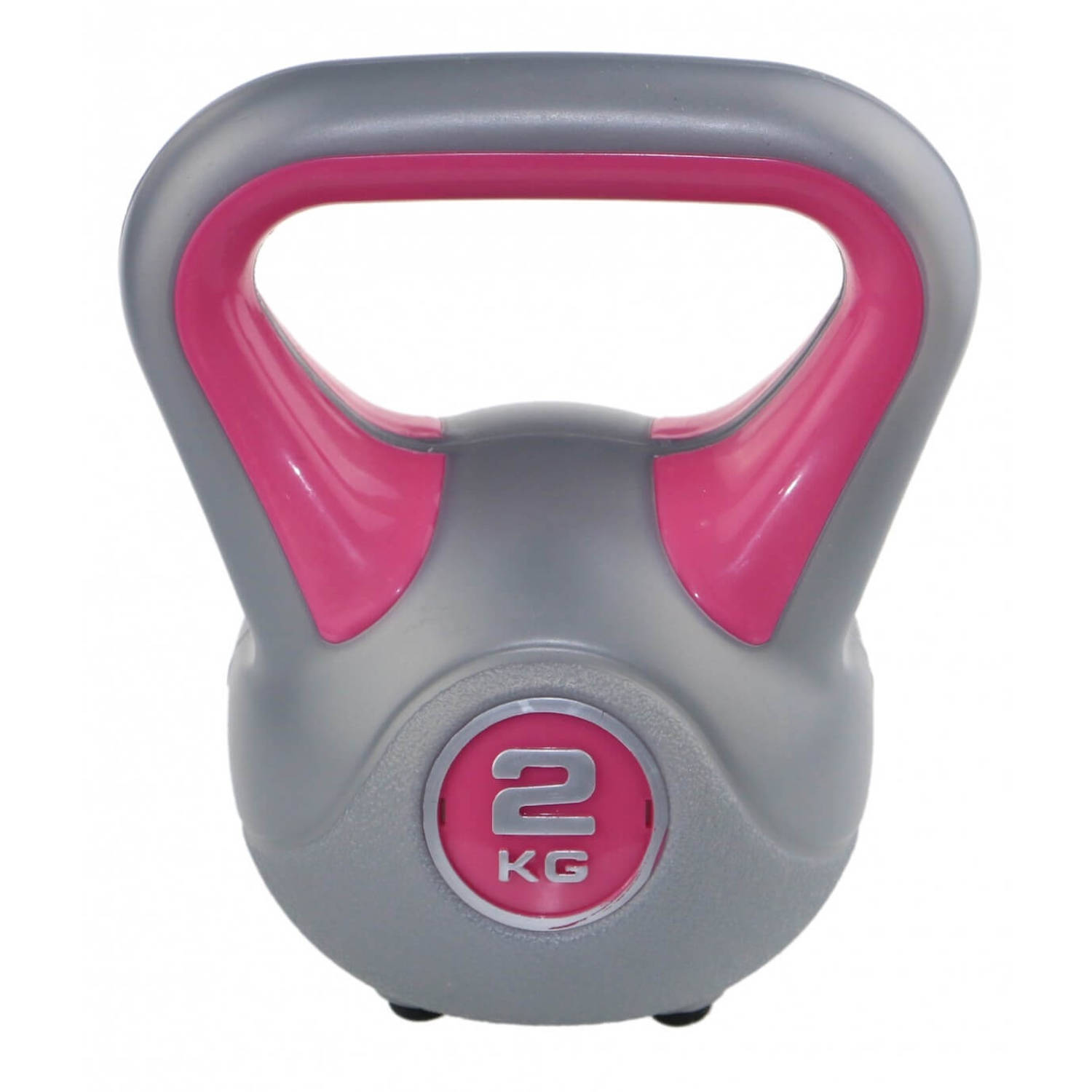 Sveltus Kettlebell Fit Roze/ 2 Kg - Grijs