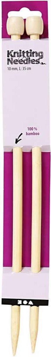 Creotime Breinaalden Bamboe 10 Mm 35 Cm