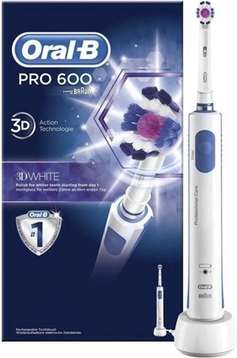 Oral B Oral-b Pro600 White&clean Elektrische Tandenborstel D16.513