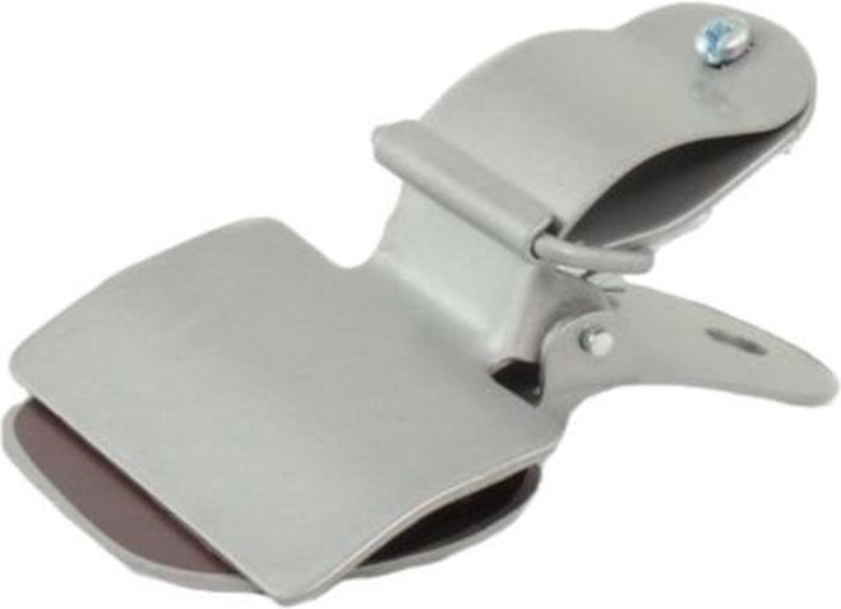 Simson Hockey/tennisclip Met Klem Zilver 10 X 8 X 5 Cm - Silver