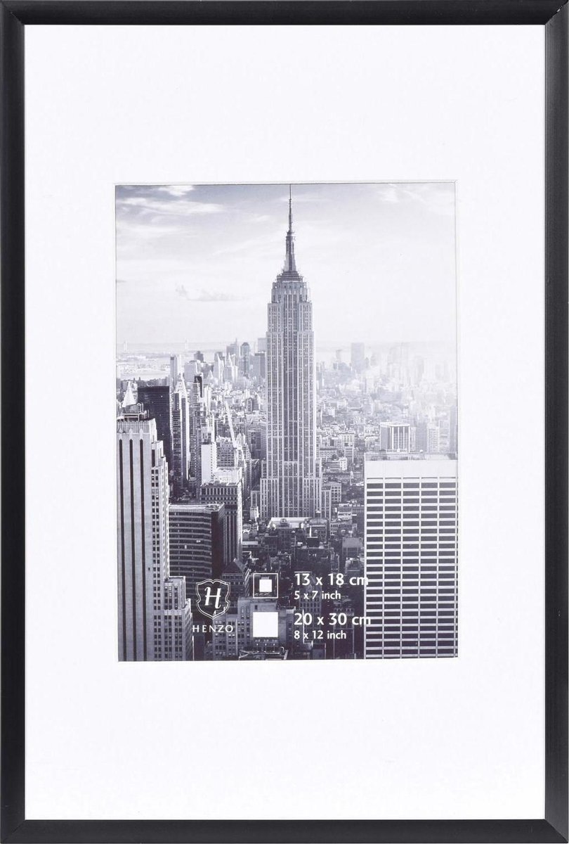 Henzo Fotolijst Manhattan - 20 X 30 Cm - - Zwart