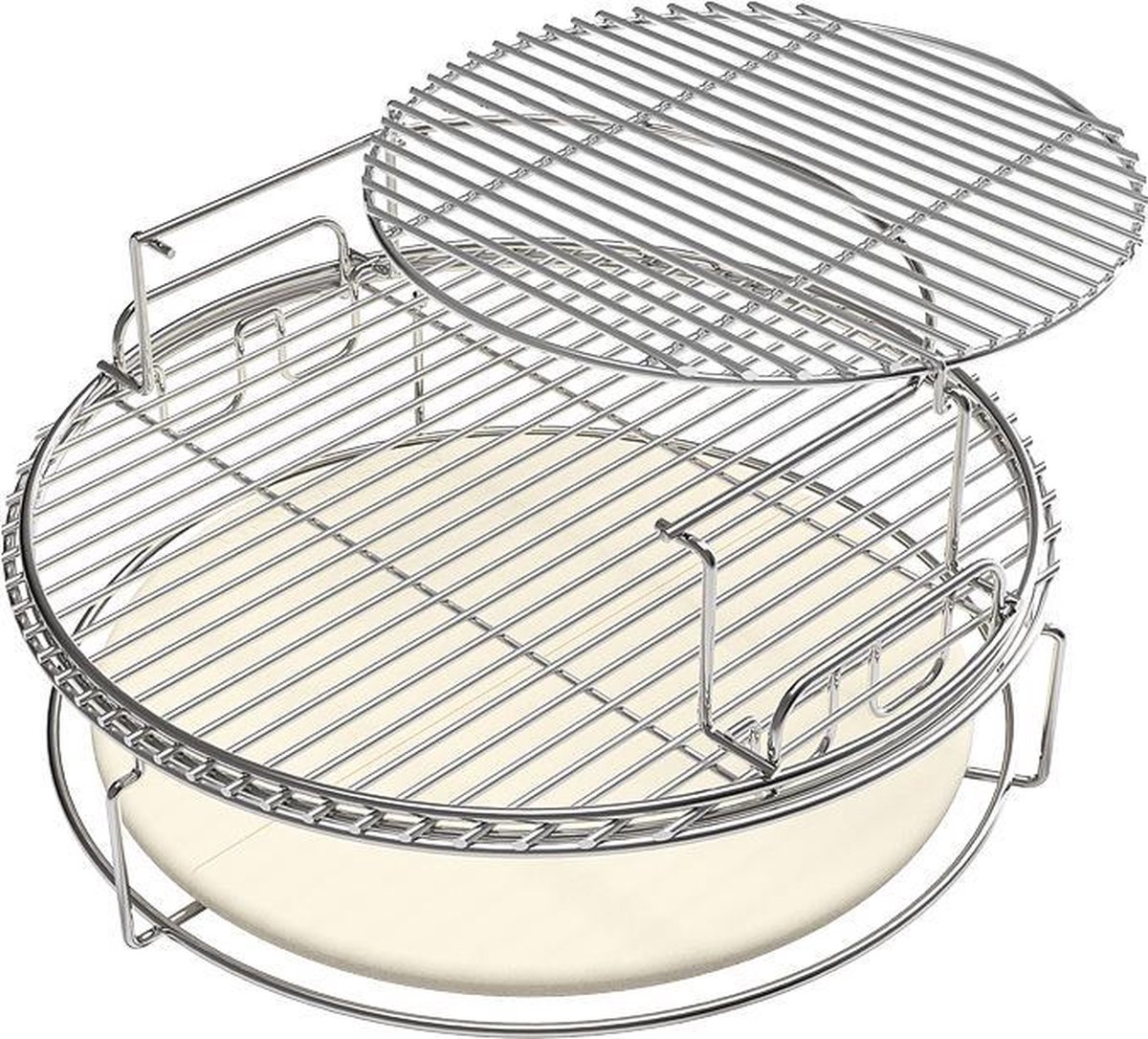 Big Green Egg 5-Piece Eggspander Kit XL - Silver