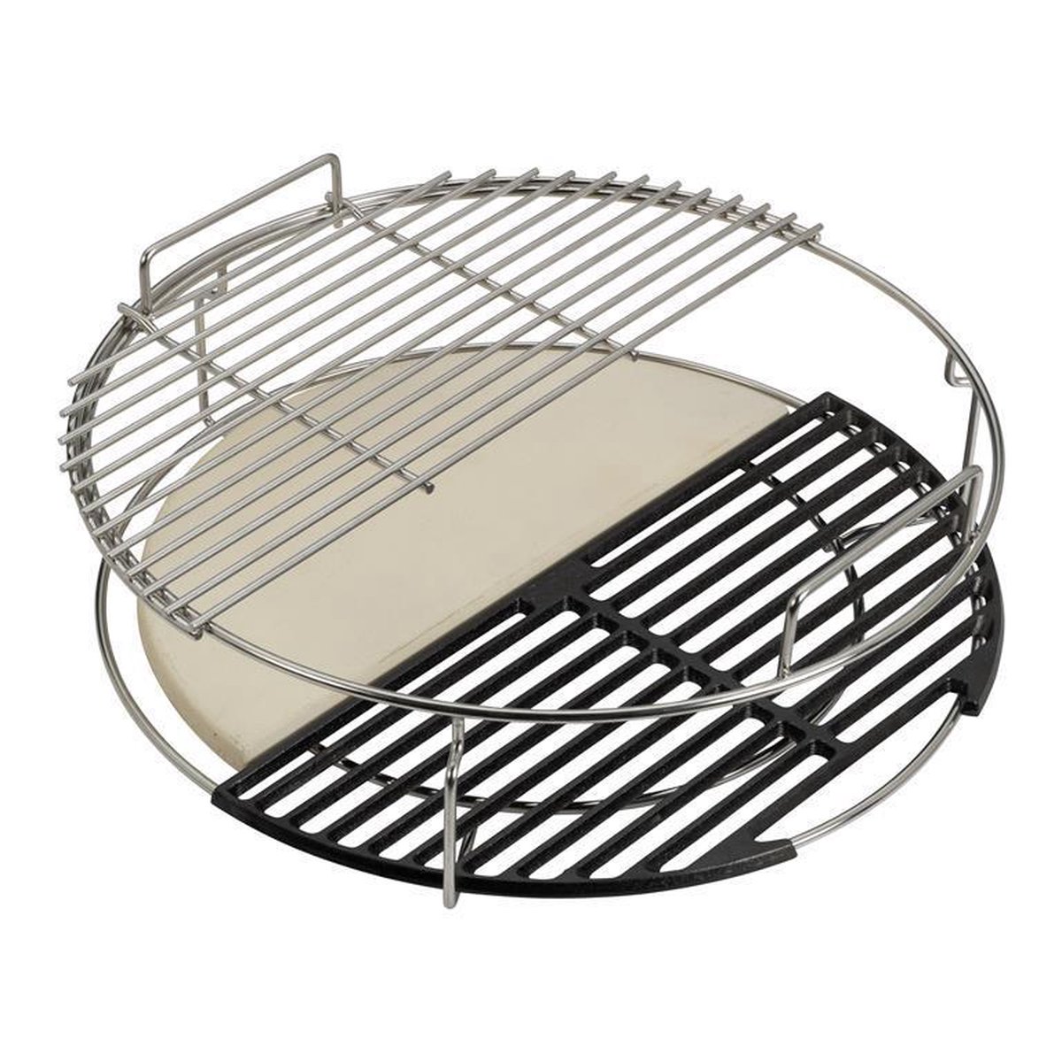 Big Green Egg 1-Piece Conveggtor Basket L - Silver