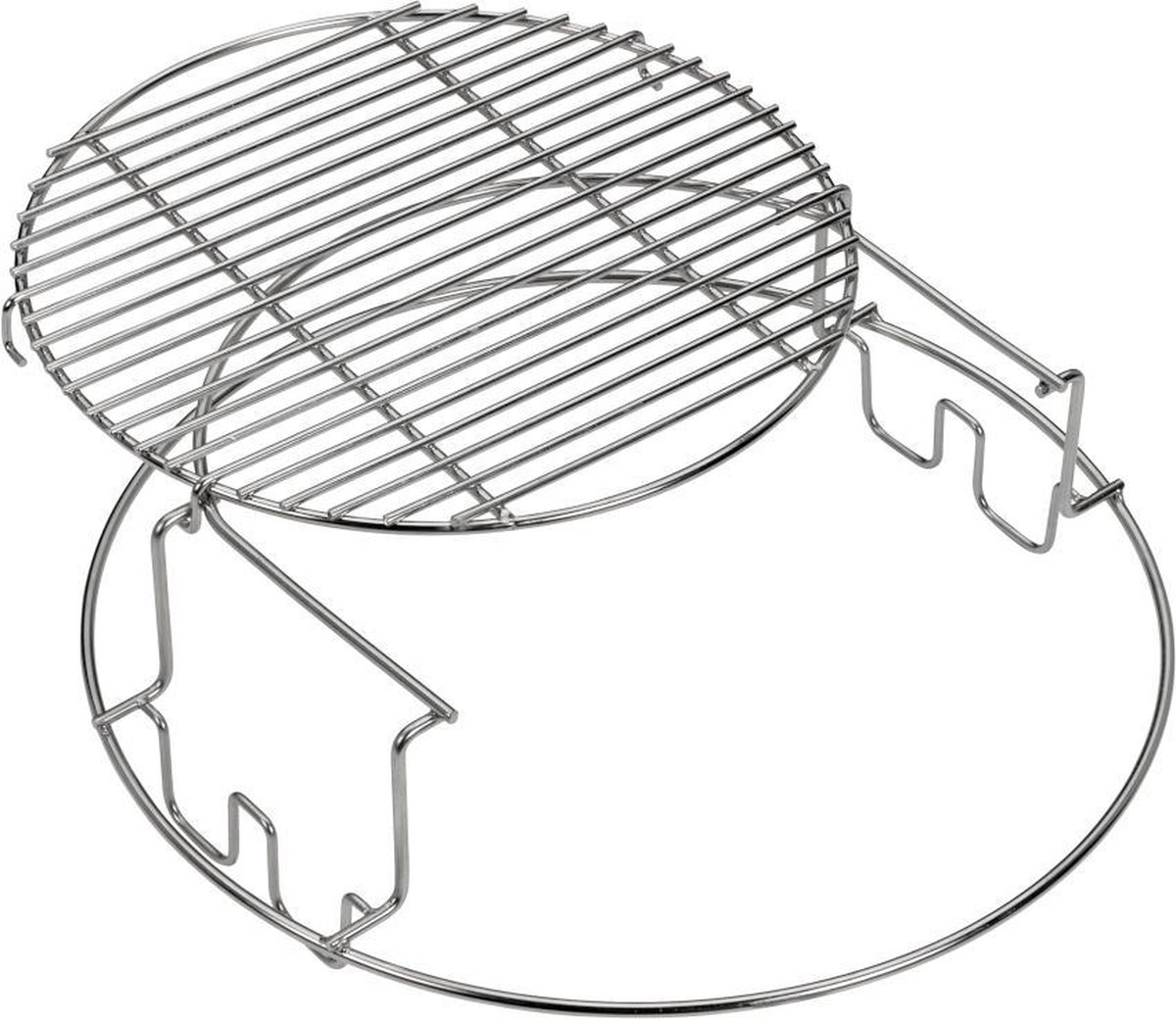 Big Green Egg 2-Piece Multi Level Rack L - Silver