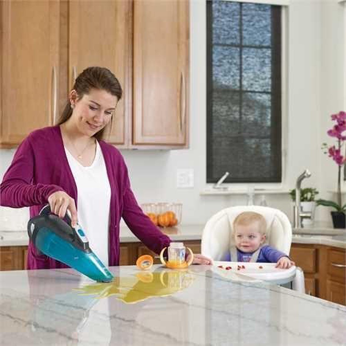 BLACK+DECKER Black & Decker Kruimelzuiger Wda320j-qw - Blauw