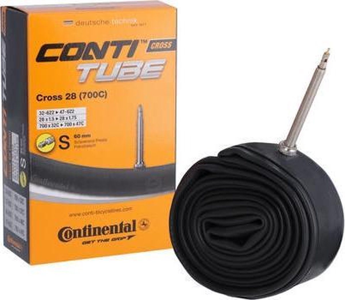 Continental Binnenband Cross 28 Inch (32/47-622) Fv 42 Mm - Zwart