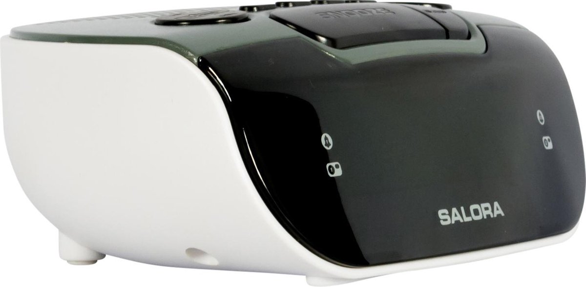 Salora Wekkerradio Cr612 - Zwart