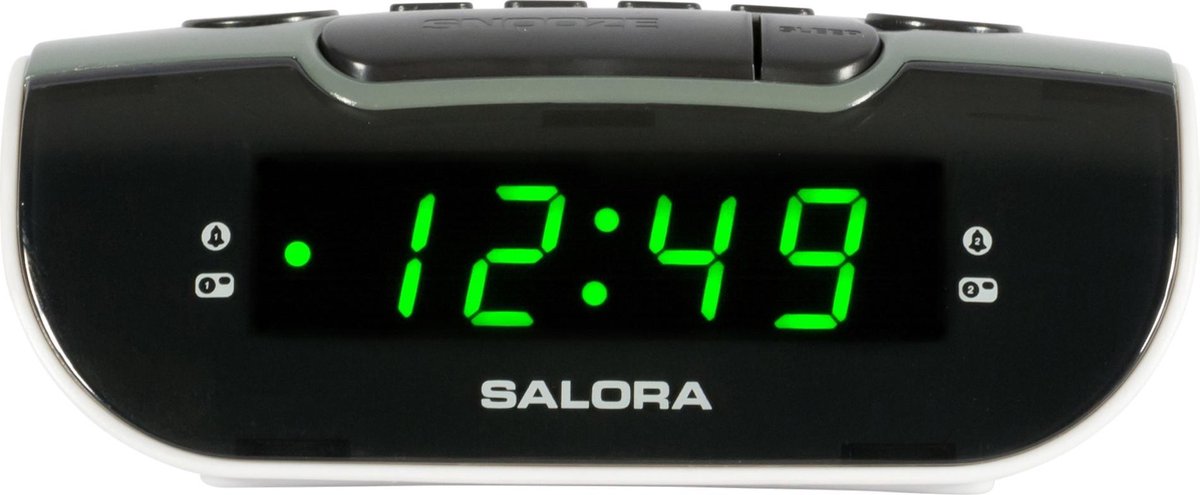 Salora Wekkerradio Cr612 - Zwart