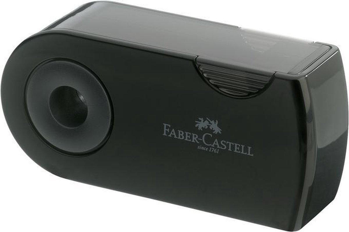 Faber Castell Puntenslijper Faber-castell ""Sleeve"" Zwart 2-gaats - Wit
