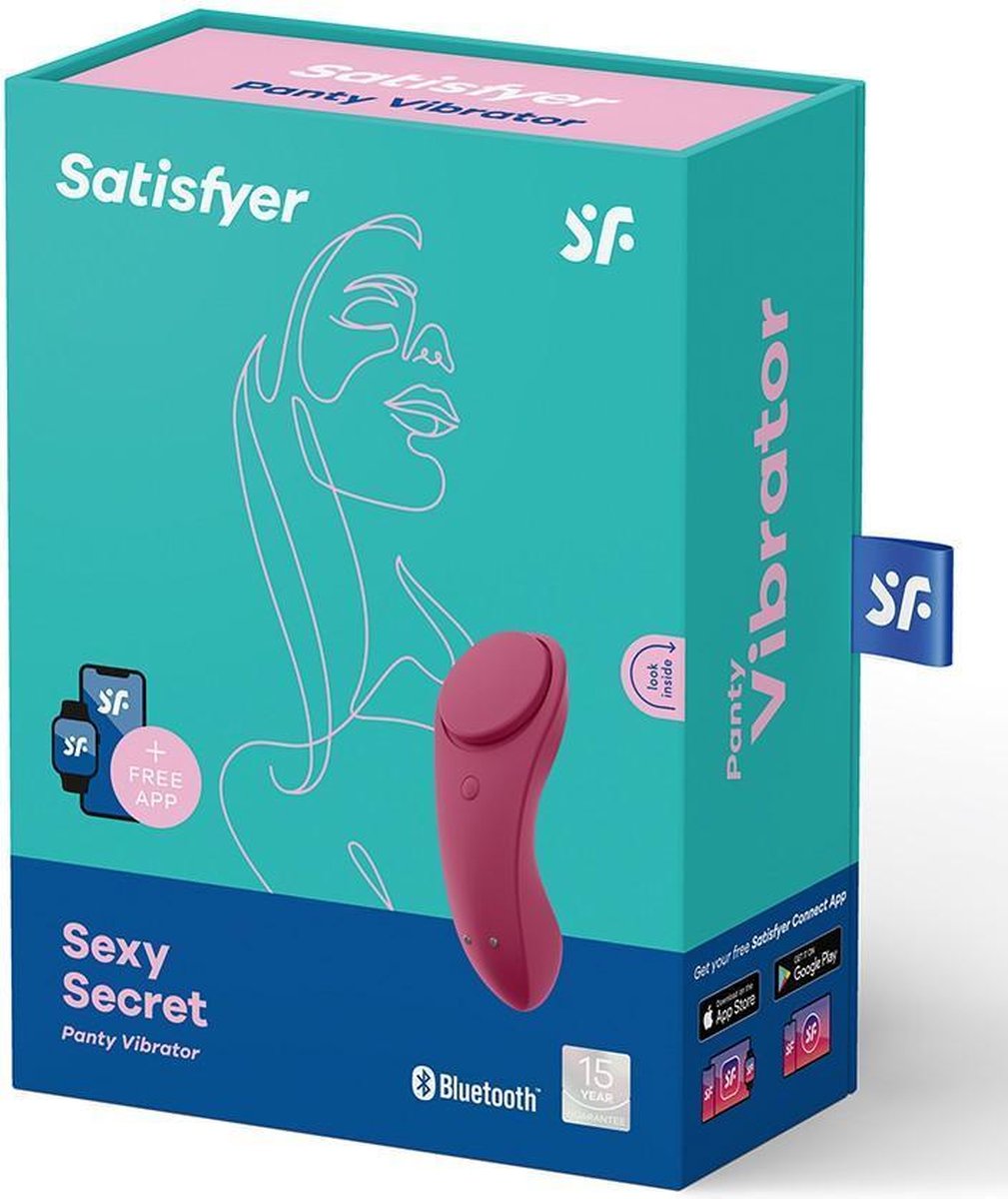 SATISFYER Sexy Secret Panty Vibrator - Rood