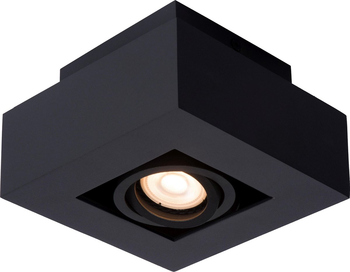 Lucide Xirax Plafondlicht 1xgu10/5w Led Dtw - Zwart