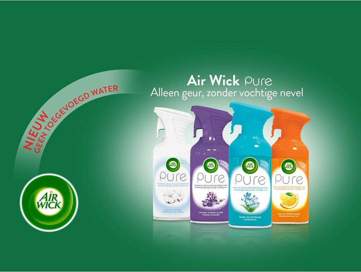 Airwick Pure Luchtverfrisser Spuitbus - Zachtheid van Katoen 250 ml