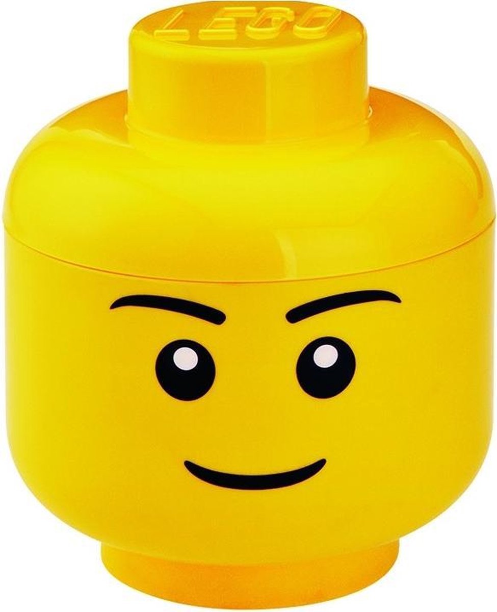 Lego Iconic Boy Klein Opbergbox - - Geel