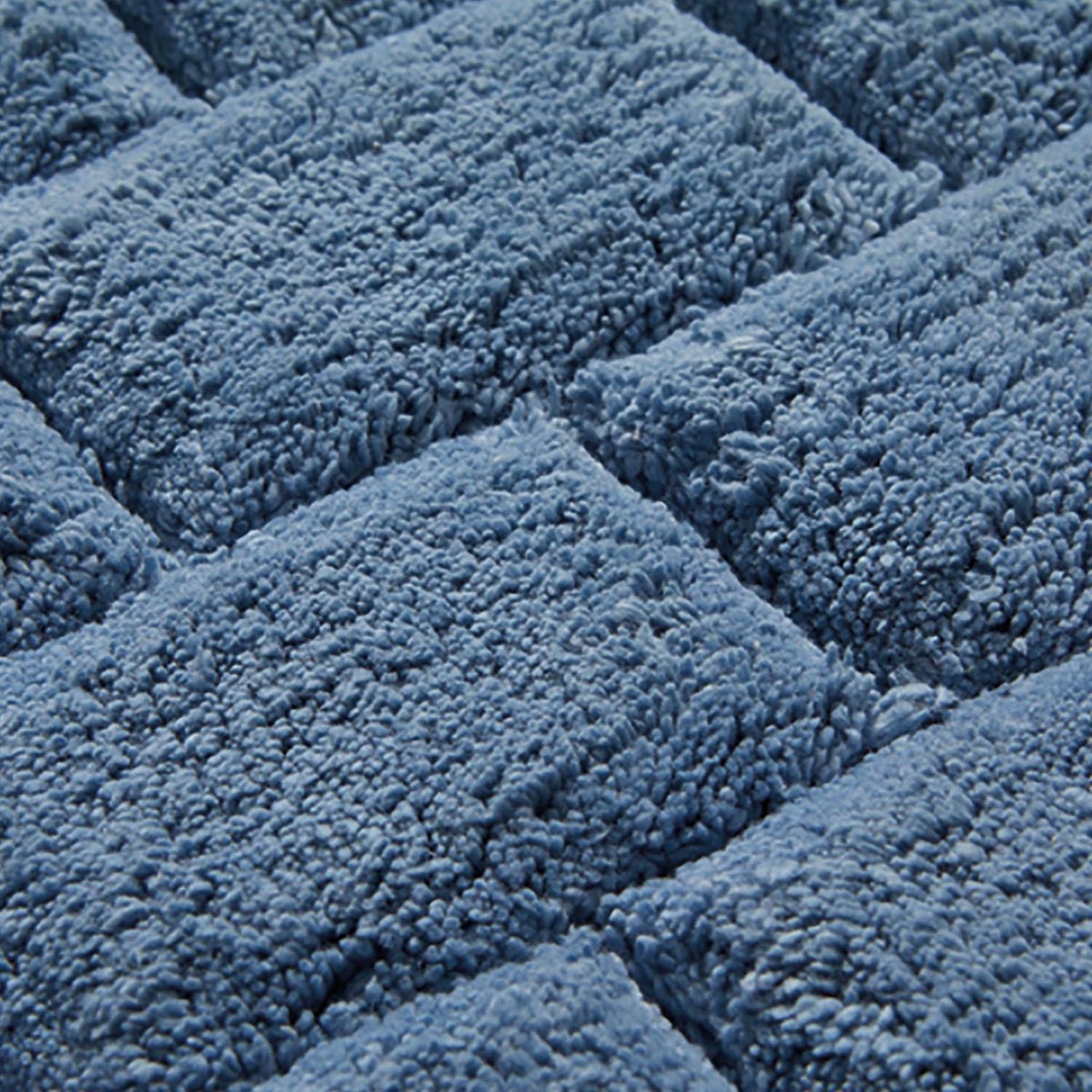 Seahorse Metro Badmat - 60 X 90 Cm - Denim - Blauw