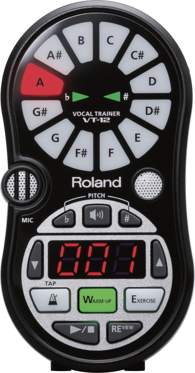 Roland VT-12-BK Vocal Trainer zwart