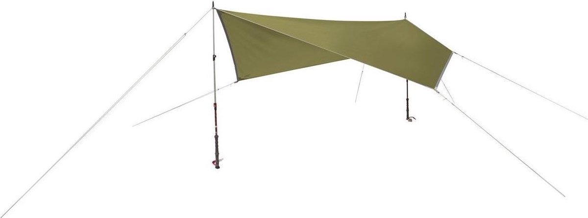 Robens Trail Wing Tarp/Donkergrijs - Groen