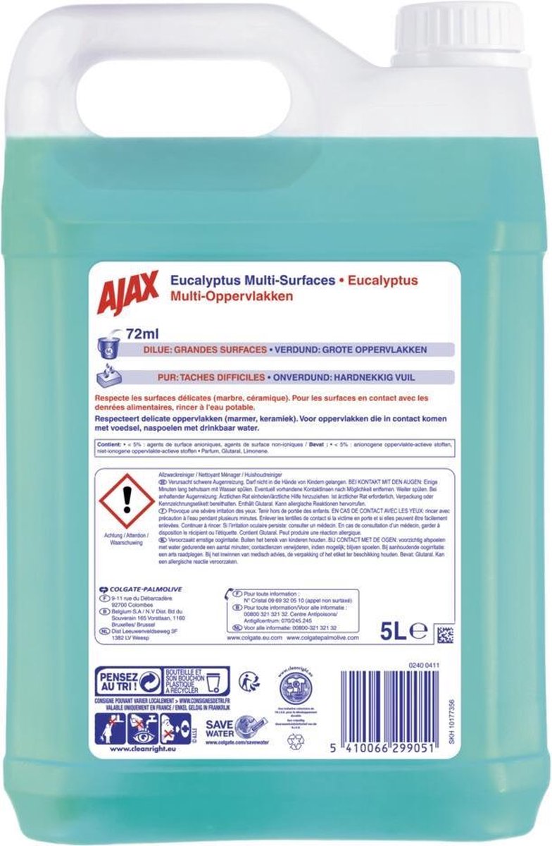 Ajax Allesreiniger Eucalyptus - 5L