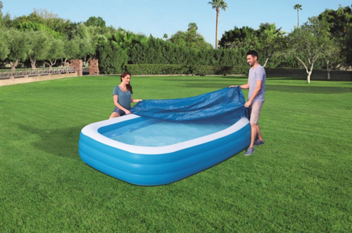 Bestway Afdekzeil Family Pool 3 Rings 305 cm - Blauw