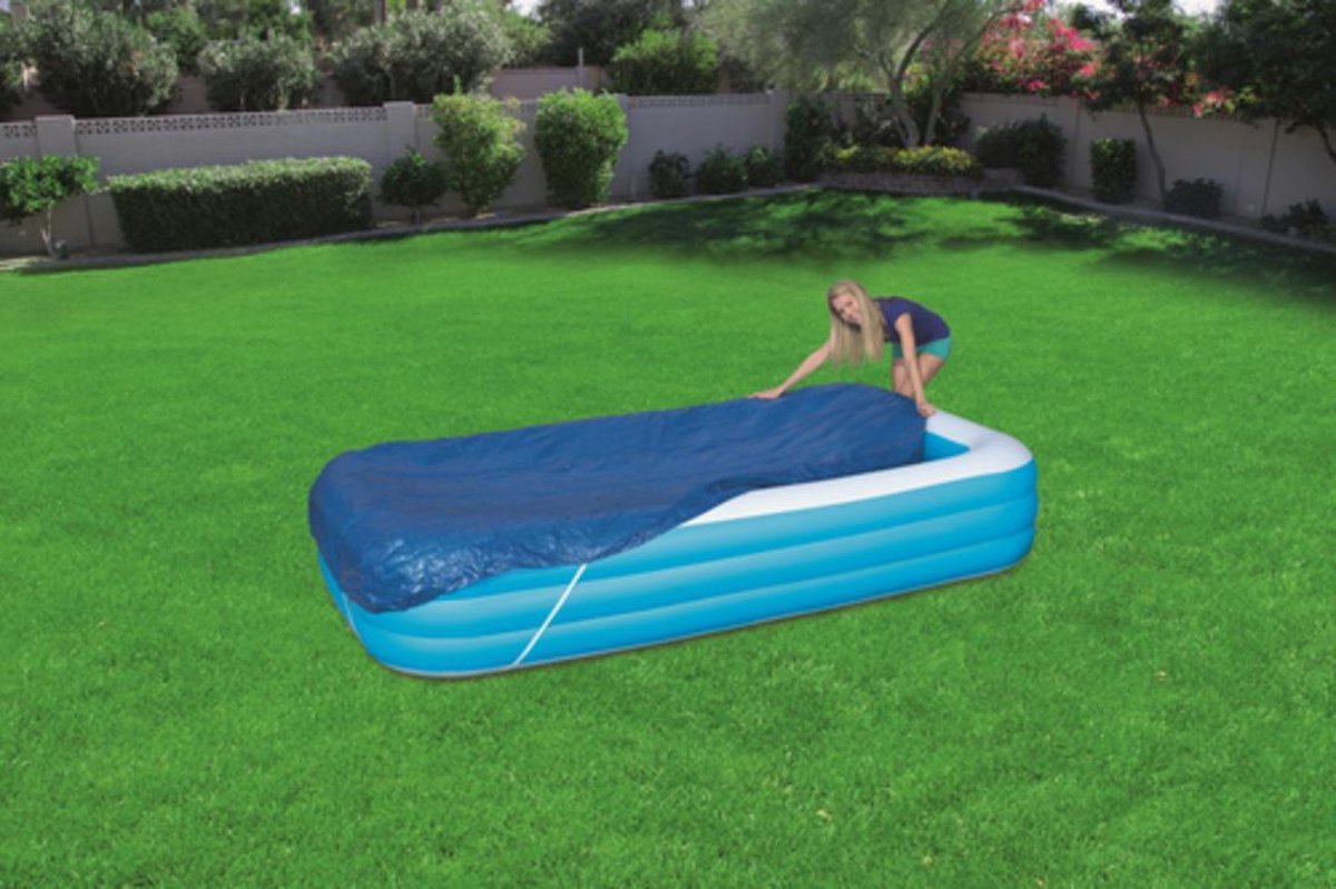 Bestway Afdekzeil Family Pool 3 Rings 305 cm - Blauw