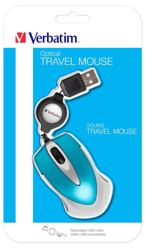 Verbatim Go Mini muis USB Type-A Optisch 1000 DPI Ambidextrous