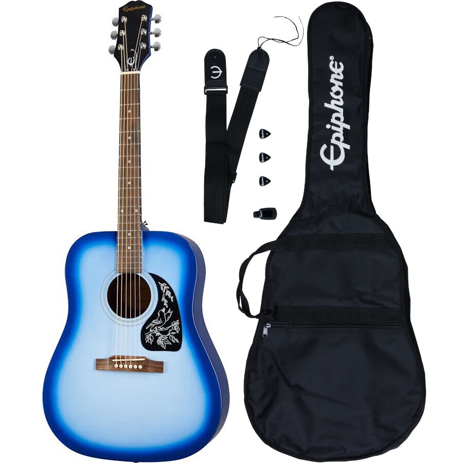 Epiphone Starling Acoustic Guitar Player Pack Starlight Blue akoestische westerngitaar set