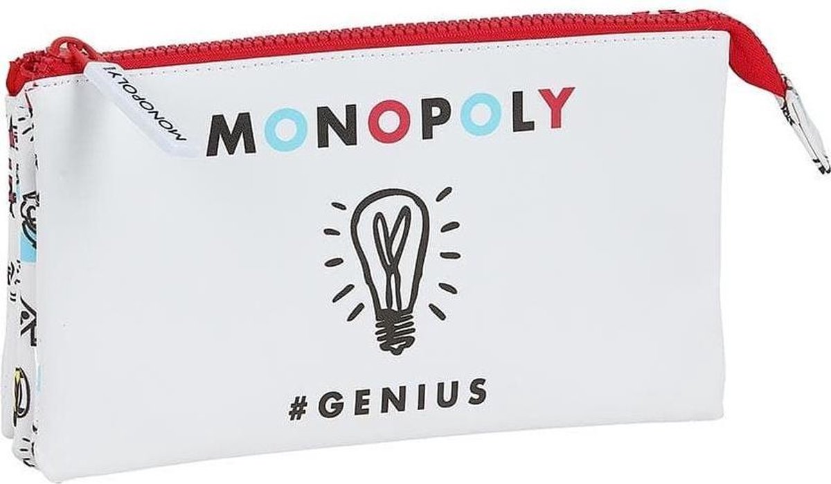 Monopoly Etui Genius - 22 X 12 X 3 Cm - - Wit