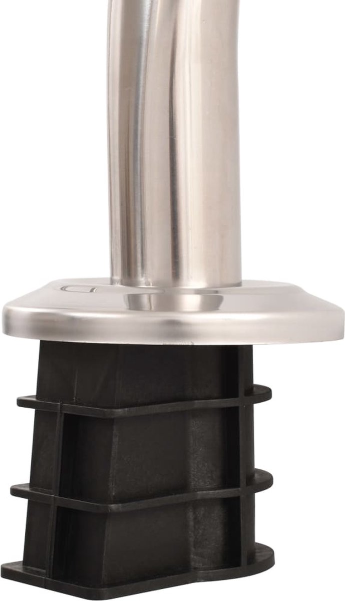 Vidaxl Zwembadladder Met 3 Sporten 120 Cm Roestvrij Staal - Silver