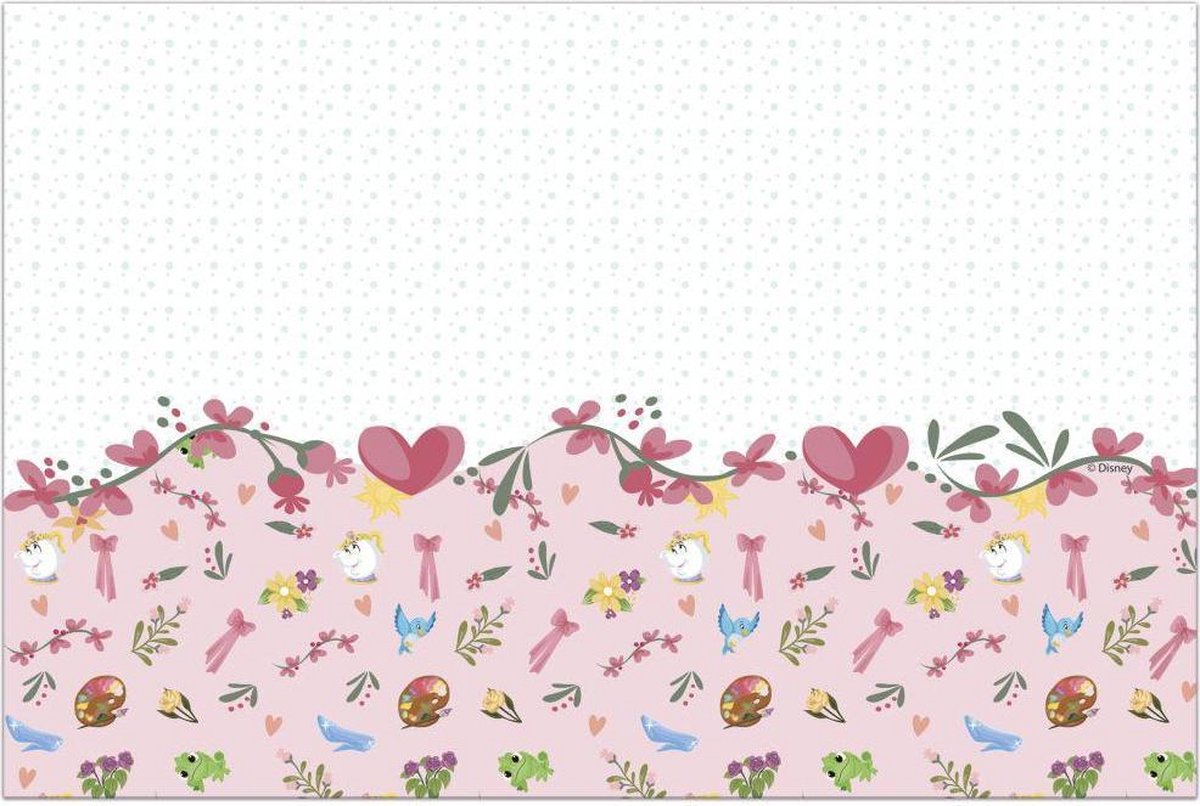 Folat Disney Prinsessen Tafelkleed - 120x180 Cm