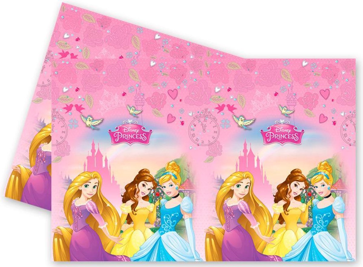Folat Disney Prinsessen Tafelkleed - 120x180 Cm