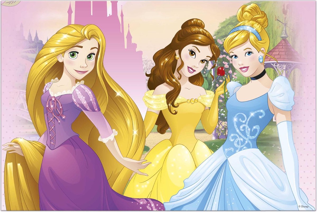 Folat Disney Prinsessen Tafelkleed - 120x180 Cm