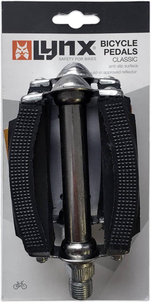 Lynx Platformpedalen Classic Stadsfiets 9/16 Inch Per Set - Zwart
