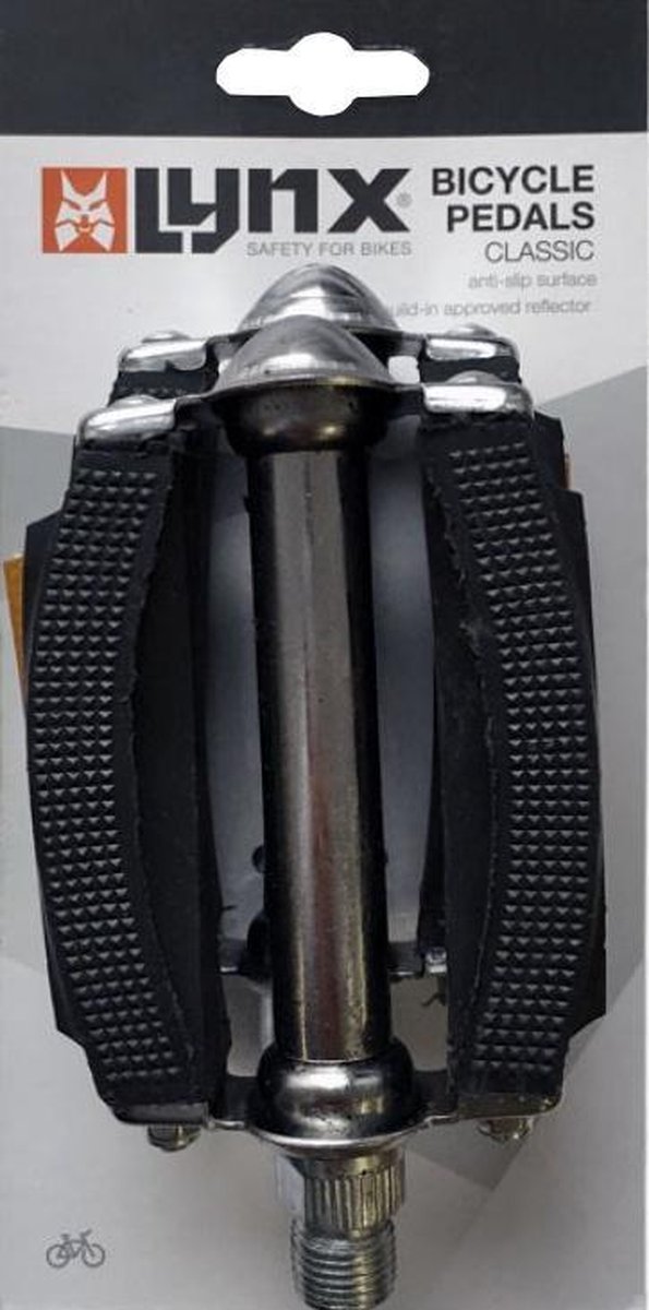 Lynx Platformpedalen Classic Stadsfiets 9/16 Inch Per Set - Zwart