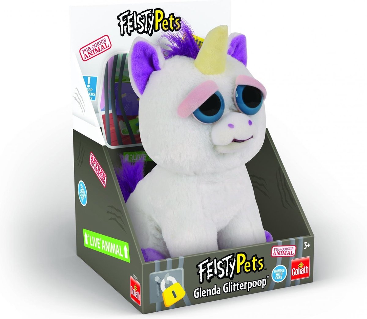 Goliath Feisty Pets Unicorn - Paars