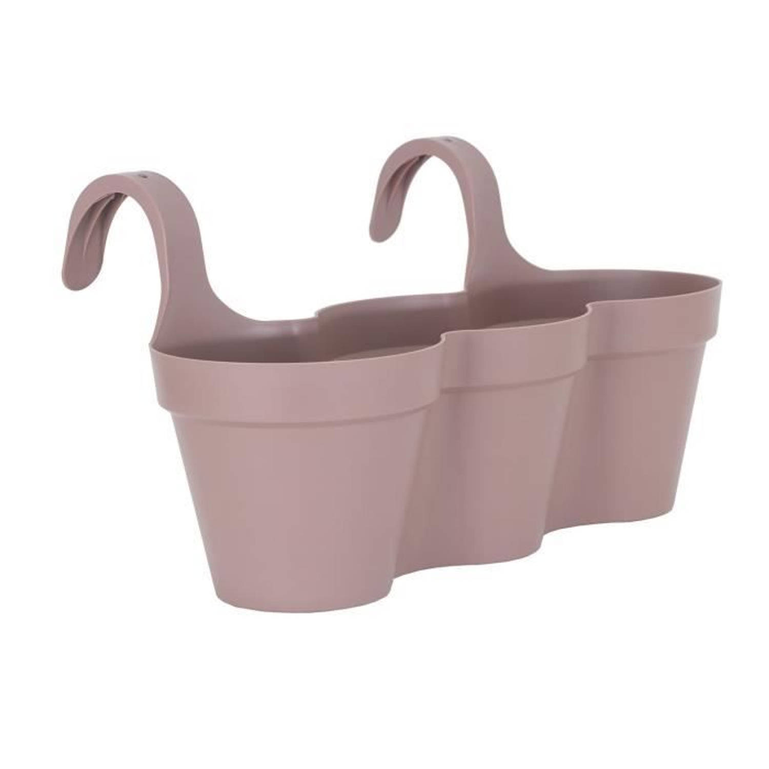 Artevasi Bloempot Voor Balkon Capri Individ - 30,5 X 54 X H 28 Cm - 11 L - Taupe - Grijs