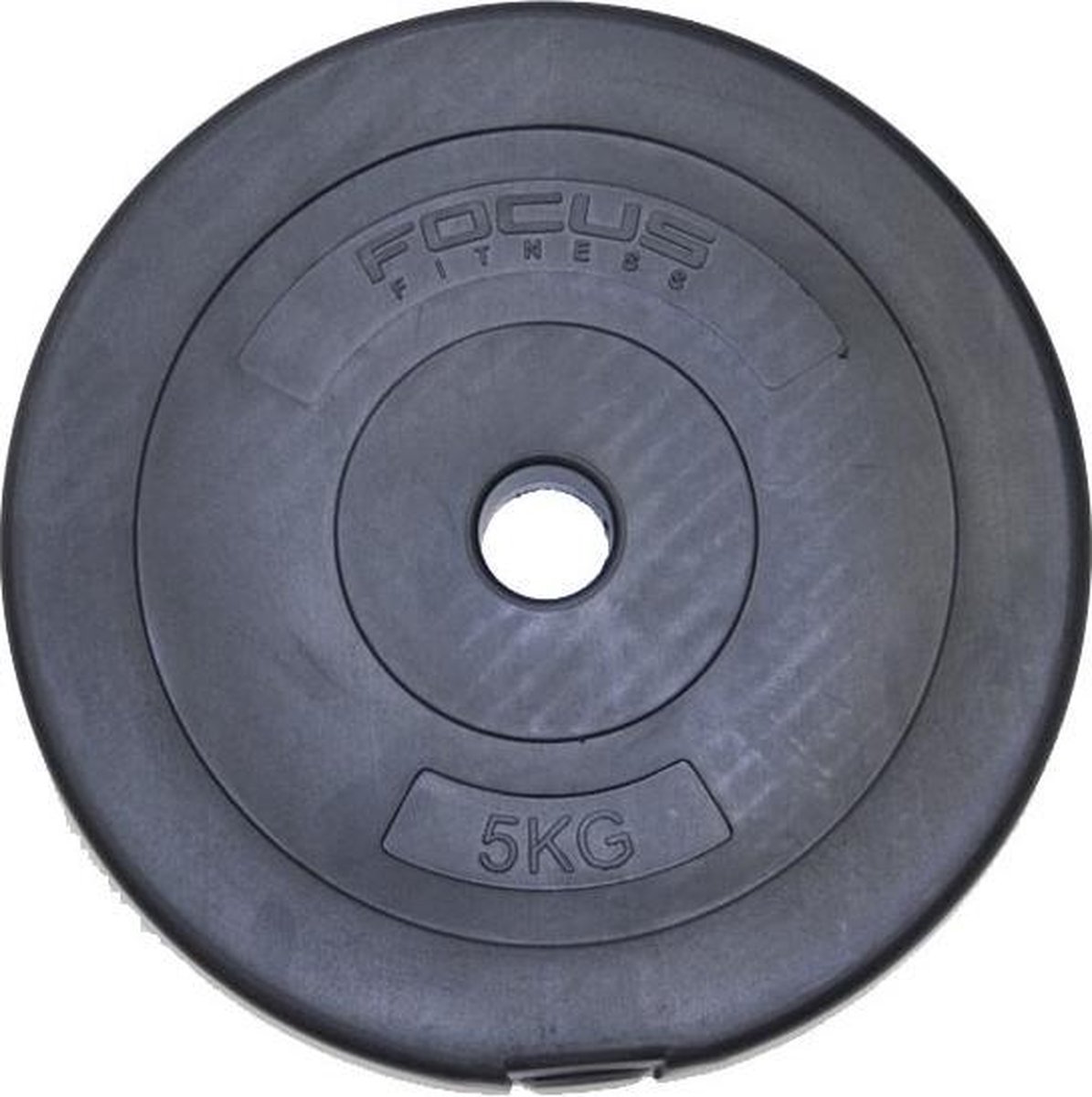 Focus Fitness Halterschijf 30 Mm - - 5 Kg - Kunststof - Zwart