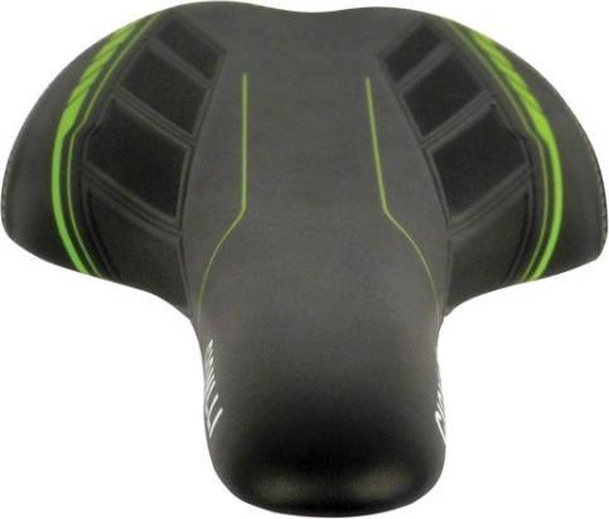 DRESCO Racezadel 13,9 X 30,5 Cm Microfiber/groen - Zwart