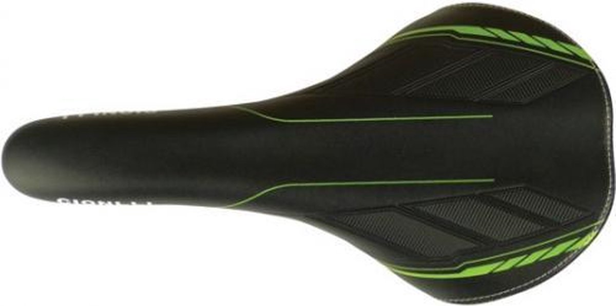 DRESCO Racezadel 13,9 X 30,5 Cm Microfiber/groen - Zwart