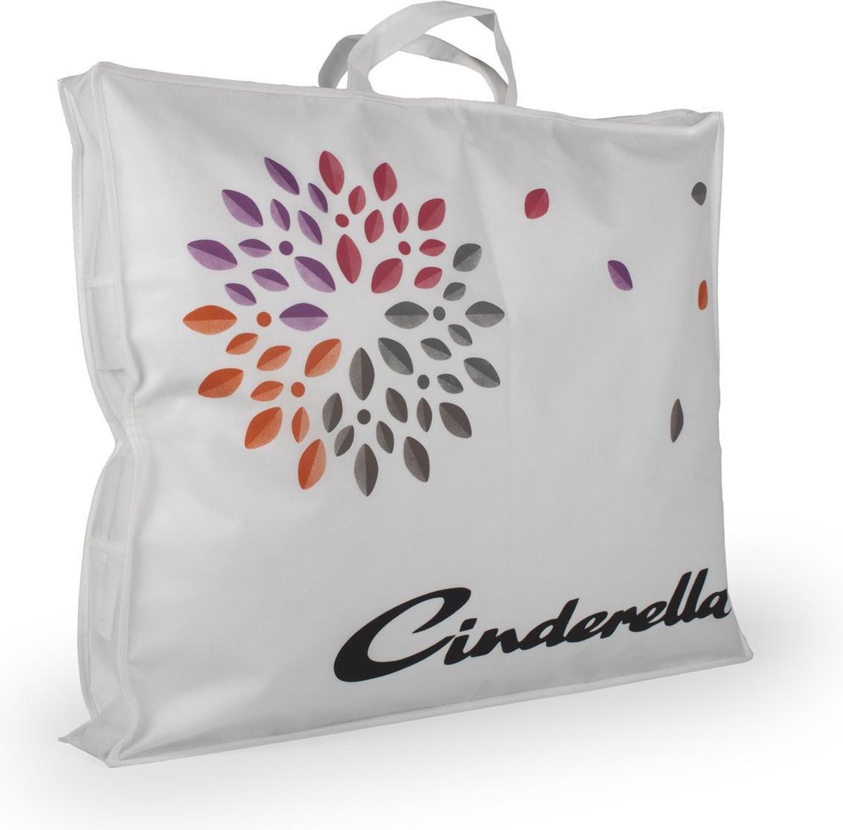 Cinderella Rondo Synthetisch Medium Hoofdkussen - 100% Thermosoft Holle Polyester Vezelbolletjes - - Wit