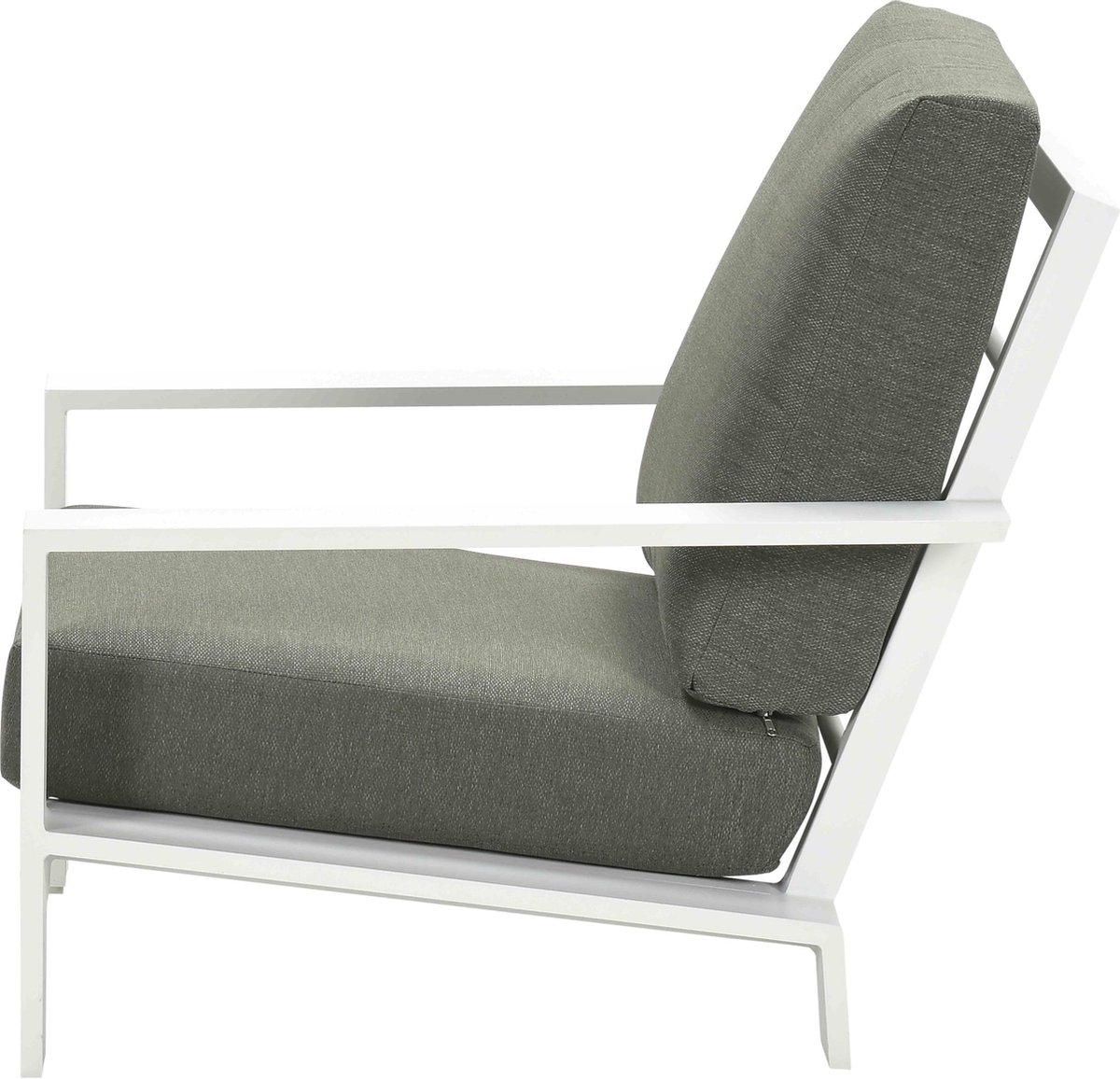 Garden Impressions Lincoln Lounge Fauteuil - Mat/ Moss Green - Wit