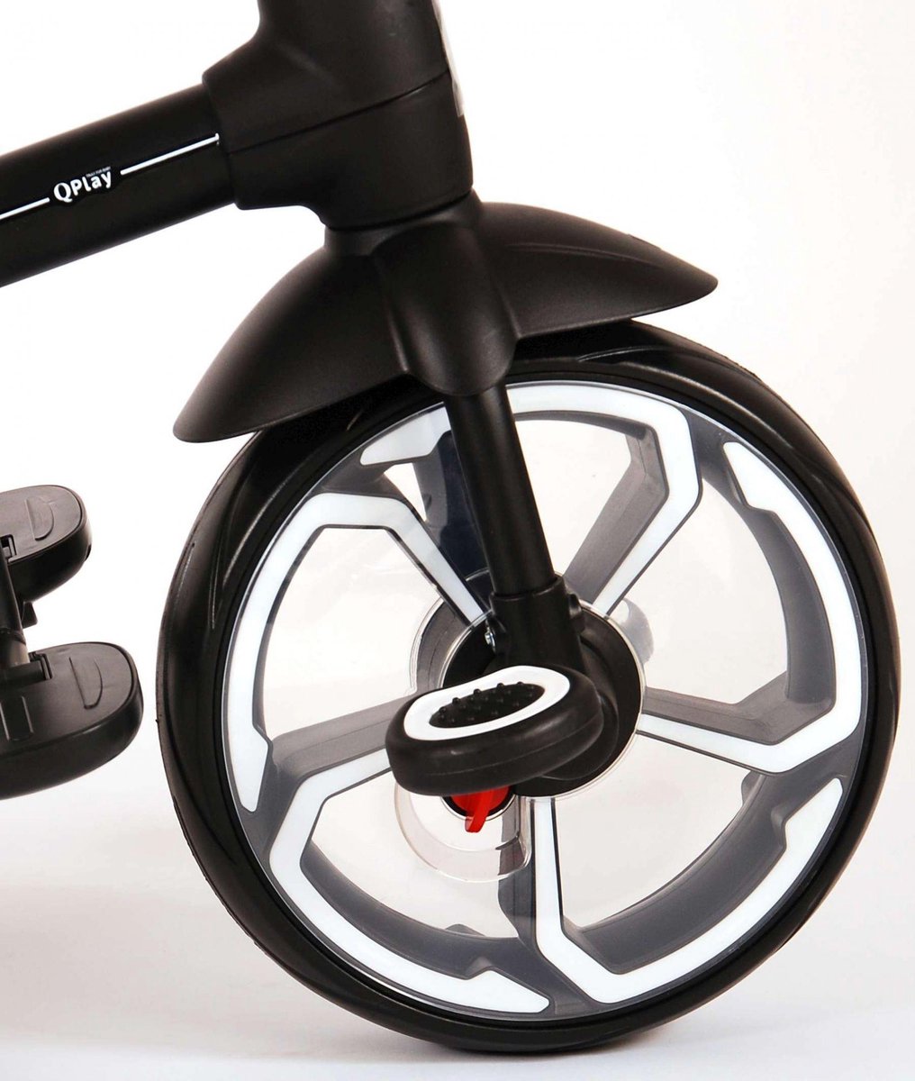 Qplay Driewieler Kind Prime 4 In 1 Meisjes/zwart - Roze